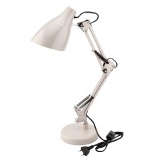 Светильник настольный Рубикон на металлической стойке с основанием, с цоколем Е27, 60 Вт, цвет лунный свет  603-1011  Rexant