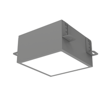 Светильник светодиодный DL-Grill Грильято 150х150 мм встр. 18Вт 3000 К 136х136х75 мм IP40 RAL7045 серый муар  V1-R0-70809-10000-4001830  VARTON