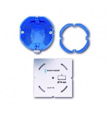 Набор монтажный Axcent Flat 2-поста, 2 отверстия в стене D=74, глубина 60мм, 60мм, для гибсокартона  1740-0-0073  2CKA001740A0073  ABB