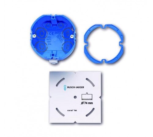 Набор монтажный Axcent Flat 4-поста, 4 отверстия в стене D=74, глубина 60мм, 60мм, для гибсокартона  1740-0-0075  2CKA001740A0075  ABB