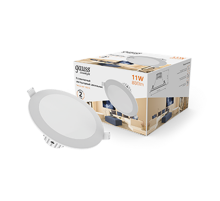 Светильник светодиодный встраиваемый круглый белый, 11W, 880 Lm LED 2700K  946411111  Gauss