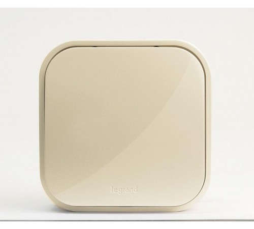 Quteo Слоновая кость Переключатель 1-клавишный 10А  782234  Legrand