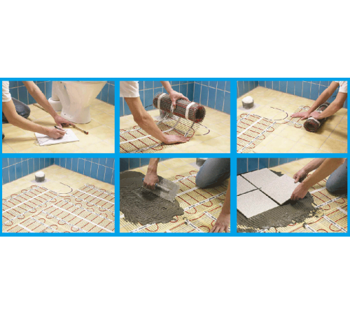 Нагревательный мат двухжильный Comfort Mat-150T, 600 Вт 0,5 x 8м, 4м2  83030574R  DEVI