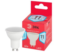 Лампа светодиодная RED LINE LED MR16-11W-840-GU10 R GU10 11 Вт софит нейтральный белый свет  Б0050693  ЭРА