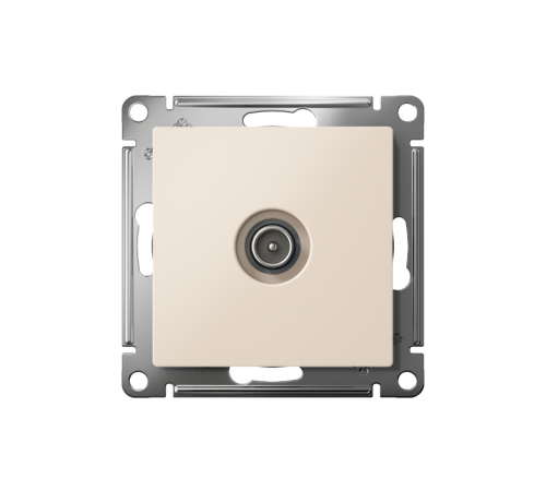 AtlasDesign Бежевый Розетка TV оконечная 1DB, механизм  ATN000291  SE