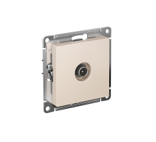 AtlasDesign Бежевый Розетка TV оконечная 1DB, механизм  ATN000291  SE