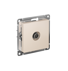 AtlasDesign Бежевый Розетка TV оконечная 1DB, механизм  ATN000291  SE
