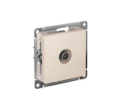 AtlasDesign Бежевый Розетка TV оконечная 1DB, механизм  ATN000291  SE
