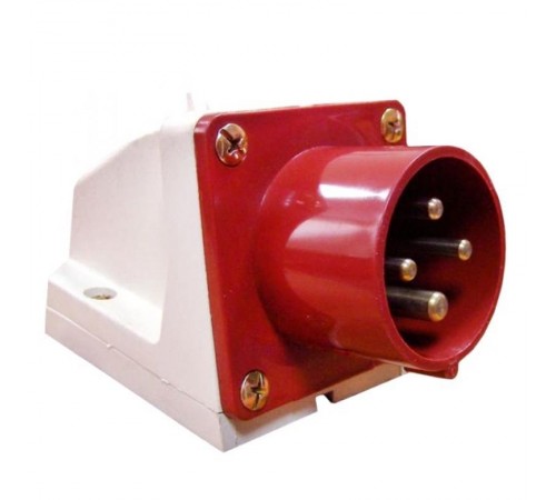 Вилка стационарная 524 3Р+РЕ 32А 380В IP44 EKF PROxima  ps-524-32-380  EKF