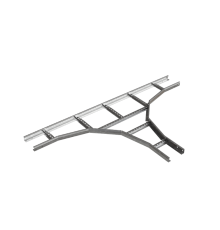 Т-отвод лестничный 50х600х1,2 мм R600 N  LTD50-600-1.2-R600 N  КМ-профиль