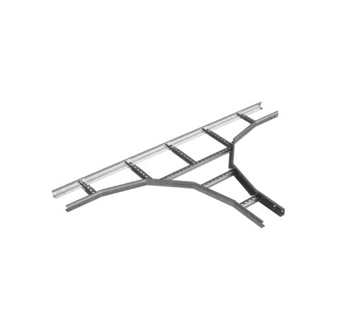 Т-отвод лестничный 50х400х1,2 мм R600 N  LTD50-400-1.2-R600 N  КМ-профиль