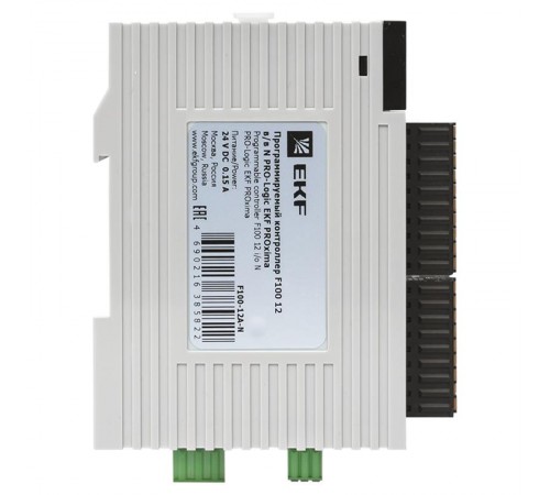 Программируемый контроллер F100 12 в/в N PRO-Logic EKF PROxima  F100-12A-N  EKF