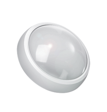 Светильник светодиодный пылевлагозащищенный для ЖКХ Qplus круг 8W 670lm 4000K 160-260V IP54 D176*76мм бел с дек рамк с м-вол сен  142411208-S  Gauss