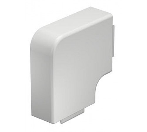 Крышка плоского угла кабельного канала WDK 40x90 мм (ПВХ,белый) (WDK HF40090RW)  6192866  OBO Bettermann