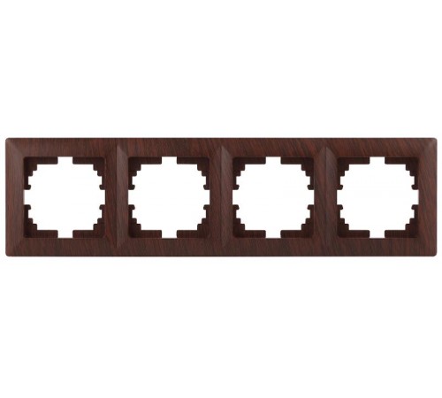 4-504-10 Intro Рамка на 4 поста, СУ, Solo, венге  Б0043429  Intro