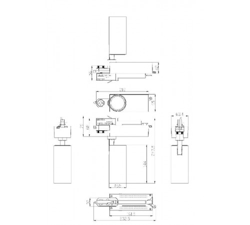 Светильник светодиодный трековый трёхфазный SТR-30-36-30K-B20 узкий луч 3000K черный  Б0049778  ЭРА