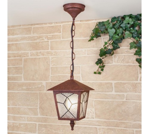 Светильник садово-парковый Lyra H брауни (GL 1012H) подвесной  a043124  Elektrostandard