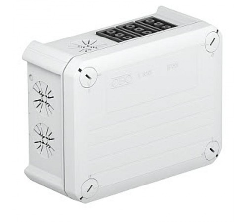 Коробка распределительная T100, 150x116x67 мм, с разъемами Wieland (T 100 WB 3S3)  2007813  OBO Bettermann