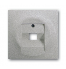 Клавиша для механизмов 1-клавишных выкл./перекл./кнопок, с полем для надписи, серия impuls, цвет серебр. металлик  1753-0-0063   2CKA001753A0063  A