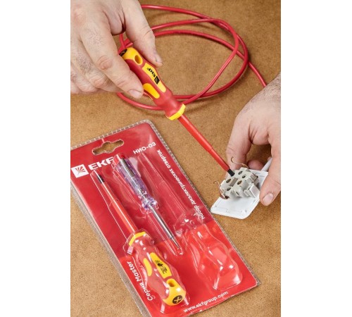 Набор диэлектрических отверток НИО-03 Master  ndo-03  EKF