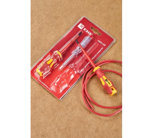 Набор диэлектрических отверток НИО-03 Master  ndo-03  EKF