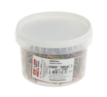 Саморезы оконные с буром 3,9х32 желтые (500 шт) - ведро мал ( 1,028 кг)  116809  Tech-KREP