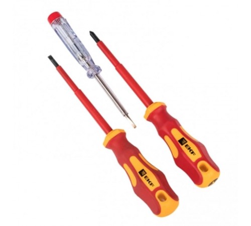 Набор диэлектрических отверток НИО-03 Master  ndo-03  EKF