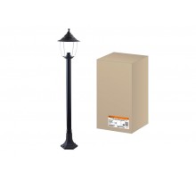 Светильник садово-парковый Прага Эл-11-73-125 60 Вт Е27 напольный на стойке h-1.25 м черный, прозрачный плафон TDM  SQ0330-0540  TDM