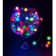 Гирлянда "Мультишарики" 17,5мм, 20 м, черный ПВХ, 200 диодов, цвет RGB  303-509  NEON-NIGHT