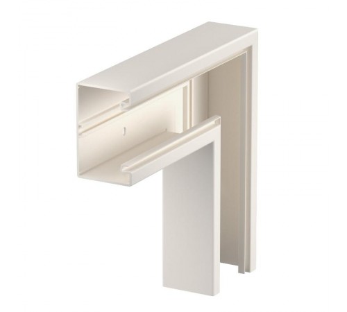 Плоский угол кабельного канала Rapid 80 70x110 мм (ПВХ,кремовый) (GK-F70110CW)  6274321  OBO Bettermann