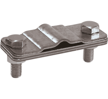 Зажим соединительный полоса/пруток - полоса параллельный, оцинк.90559Ezetek