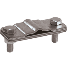 Зажим соединительный полоса/пруток - полоса параллельный, оцинк.90559Ezetek