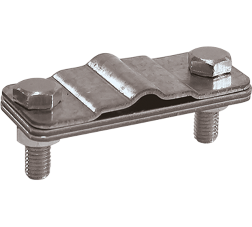 Зажим соединительный полоса/пруток - полоса параллельный, оцинк.90559Ezetek