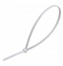 Хомут нейлоновый 2,5x150 мм, d пучка max 35 мм, нагрузка 8 кг, белый (100шт в упак)  32773  STEKKER