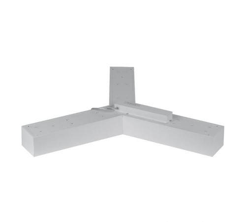 Светильник светодиодный Geometria Igrek SPO-142-W-40K-044 44Вт 4000К 3000Лм IP40 800*800*80 белый подвесной  Б0050568  ЭРА