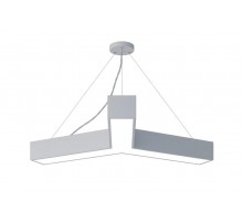 Светильник светодиодный Geometria Igrek SPO-142-W-40K-044 44Вт 4000К 3000Лм IP40 800*800*80 белый подвесной  Б0050568  ЭРА