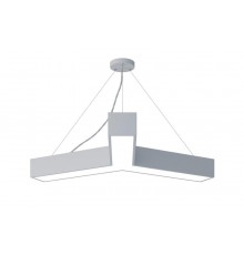 Светильник светодиодный Geometria Igrek SPO-142-W-40K-044 44Вт 4000К 3000Лм IP40 800*800*80 белый подвесной  Б0050568  ЭРА