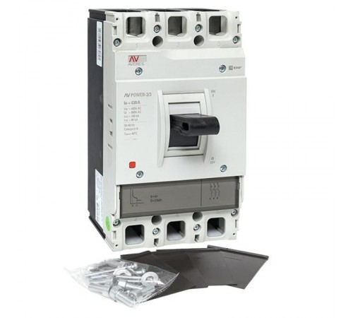 Выключатель автоматический AV POWER-3/3 630А 100kA TR AVERES  mccb-33-630H-TR-av  EKF