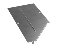 Крышка переходника левого Стандарт INOX (AISI 304) 600х400  PR16.5524  Промрукав