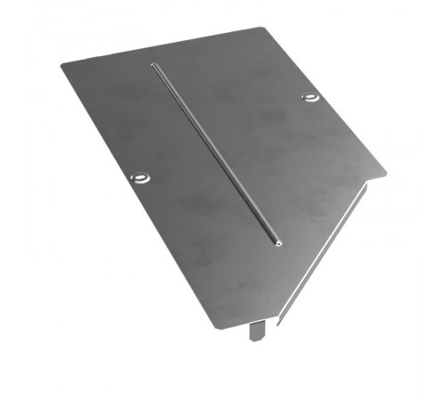 Крышка переходника левого Стандарт INOX (AISI 304) 600х400  PR16.5524  Промрукав