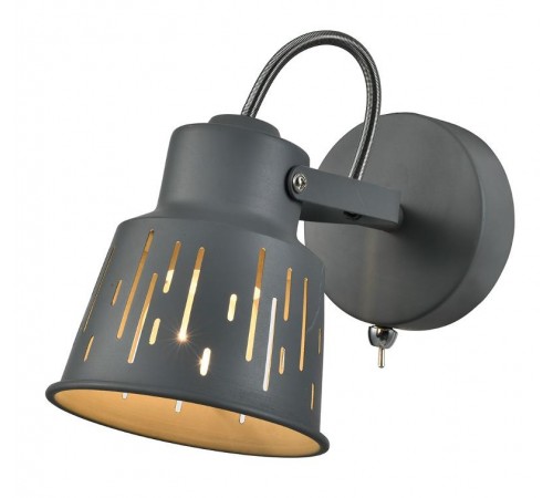 Светильник настенно-потолочный спот Kalma 7059-701 1 х Е27 40 Вт поворотный с выключателем  Б0055012  Rivoli