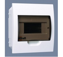 Корпус пластиковый встраиваемый 8 модулей, IP41, ЩРВ-П-8  31003DEK  DEKraft