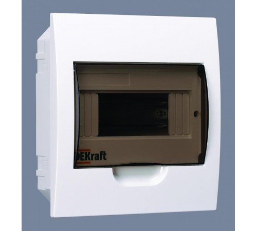 Корпус пластиковый встраиваемый 8 модулей, IP41, ЩРВ-П-8  31003DEK  DEKraft