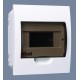 Корпус пластиковый встраиваемый 8 модулей, IP41, ЩРВ-П-8  31003DEK  DEKraft