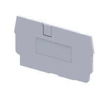 Крышка концевая для клеммы проходной OptiClip EPCX4-серый  289724  КЭАЗ