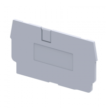 Крышка концевая для клеммы проходной OptiClip EPCX4-серый  289724  КЭАЗ