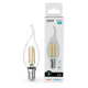 Лампа светодиодная   Filament Elementary Свеча на ветру 12W 750lm 4100К Е14 LED 1/10/100  42122  Gauss