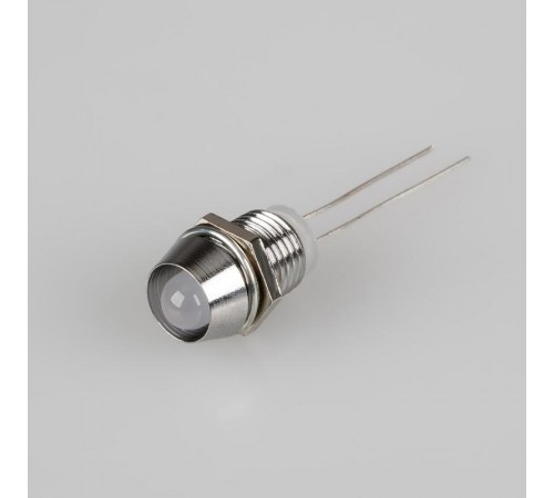 Держатель 5мм HOLDER-F5 (хром.латунь, с гайкой)  025743  Arlight