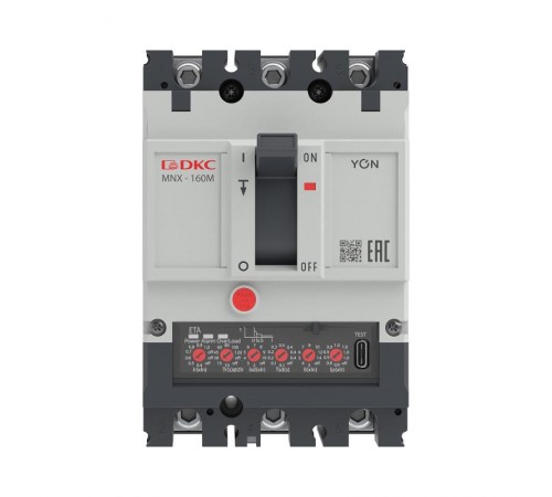 Авт. выкл. YON pro MNX160M 3P 160A 100kA при AC415V расц. ETE  MNX160M3PETE0160  DKC