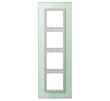 Рамка для серии LS-Plus 4-кратная; стекло  LSP984GLAS  Jung